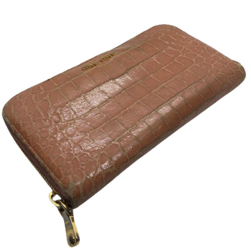 **Damaged** Authentic Miu Miu By Prada Croc Embos… - image 1